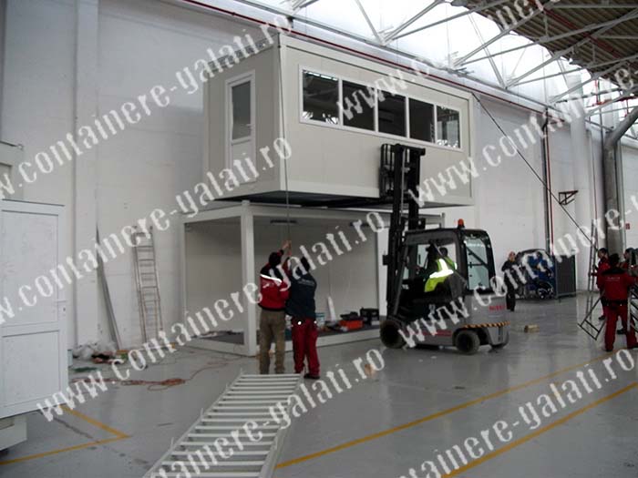 container santier  Pitesti